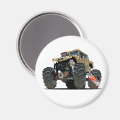 Cartoon-Monster Magnet (Vorderseite/Rückseite)