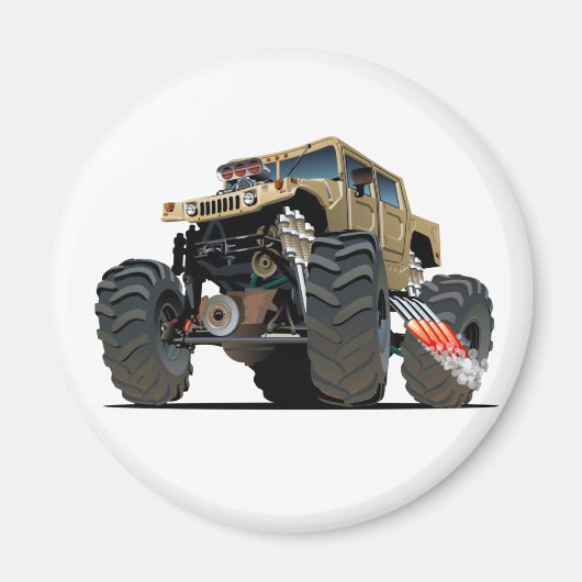 Cartoon-Monster Magnet (Vorne)