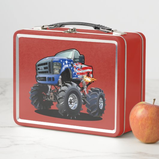 Cartoon-Monster Metall Brotdose (Beispiel)