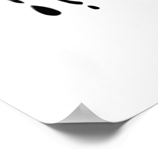 Cartoon-Monster mit einem Auge | Art der AI Poster (Ecke)