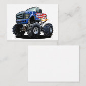 Cartoon-Monster Mitteilungskarte (Vorne/Hinten)