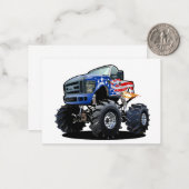 Cartoon-Monster Mitteilungskarte (Vorderseite/Rückseite Beispiel)