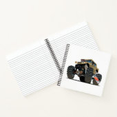 Cartoon-Monster Notizblock (Innenseite)