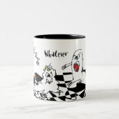 Cartoon-Monster-personalisierte Tasse (Mittel)