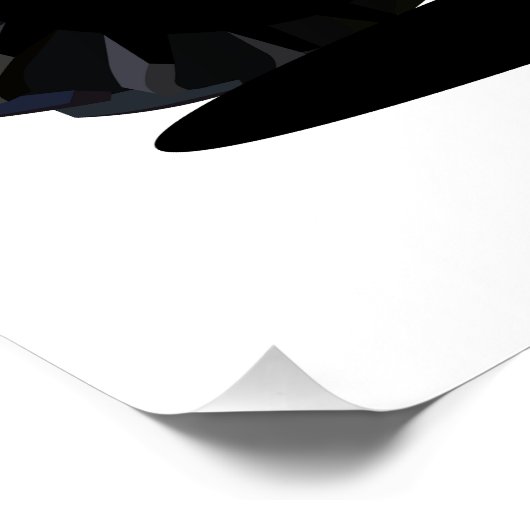 Cartoon-Monster Poster (Ecke)