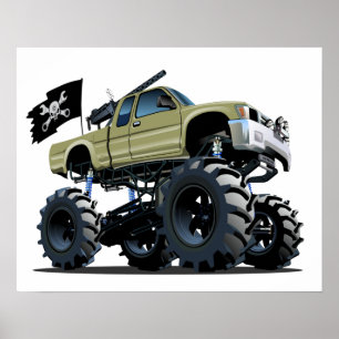 Cartoon-Monster Poster
