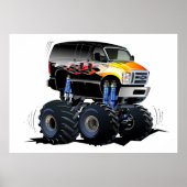 Cartoon-Monster Poster (Vorne)