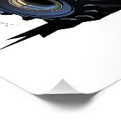 Cartoon-Monster Poster (Ecke)