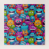 Cartoon-Monster-Puzzle Puzzle (Vertikal)