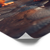 Cartoon Monster Street Gang Poster (Ecke)