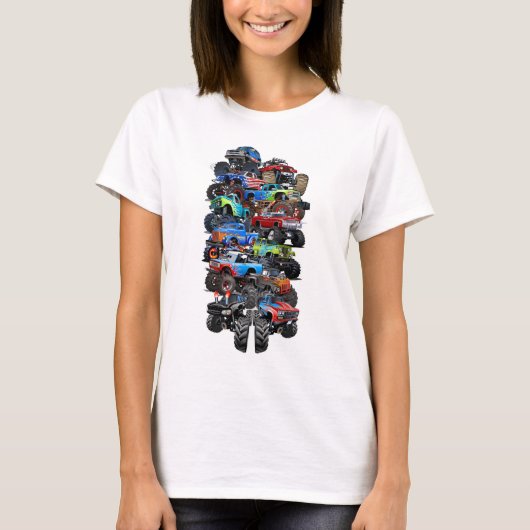 Cartoon-Monster T-Shirt (Vorderseite)