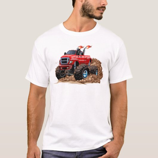 Cartoon-Monster T-Shirt (Vorderseite)