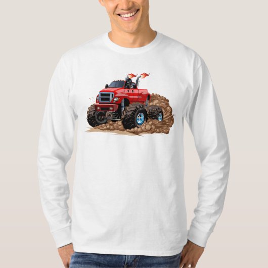 Cartoon-Monster T-Shirt (Vorderseite)