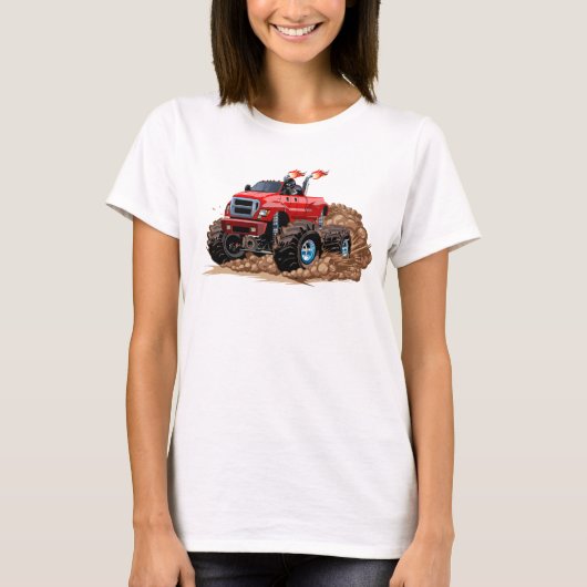 Cartoon-Monster T-Shirt (Vorderseite)