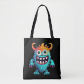 Cartoon Monster Tasche (Vorderseite)