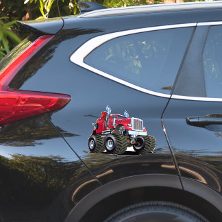Cartoon Monster tow truck Aufkleber