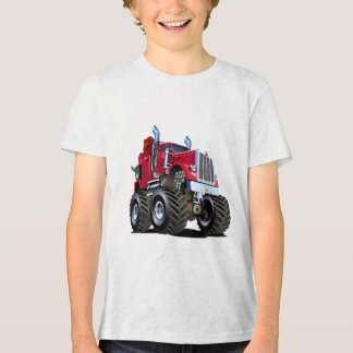 Cartoon Monster tow truck Tri-Blend Shirt