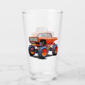 Cartoon monster truck glas (Rückseite)