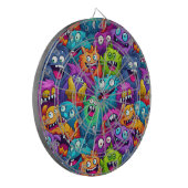 Cartoon Monsters Dartboard Dartscheibe (Vorderseite Links)