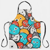 Cartoon Monsters Schürze (Vorderseite)