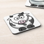 Cartoon MOO-Kuh Untersetzer (Linke Seite)