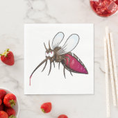 Cartoon Mosquito Serviette (Beispiel)