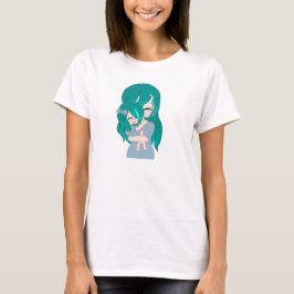Cartoon Mother & Daughter T - Shirt