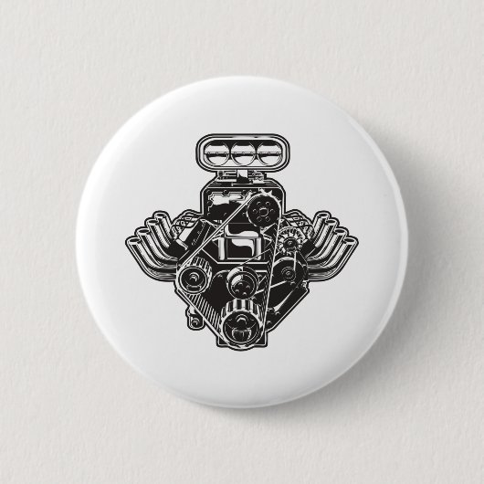 Cartoon Motor Button (Vorderseite)