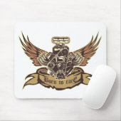 Cartoon Motor Mousepad (Mit Mouse)