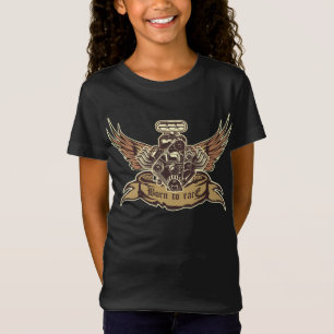 Cartoon Motor werfen Kissen T-Shirt