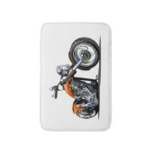 Cartoon Motorrad Badematte (Vorderseite Vertikal)