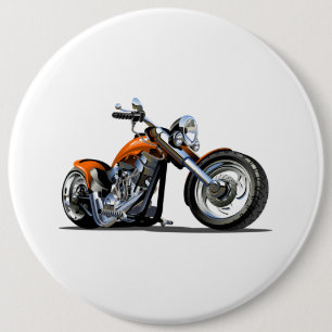 Cartoon Motorrad Button