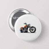 Cartoon Motorrad Button (Vorne & Hinten)