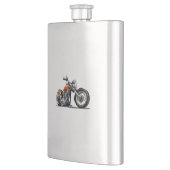 Cartoon Motorrad Flachmann (Links)