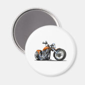 Cartoon-Motorrad Magnet (Vorderseite/Rückseite)