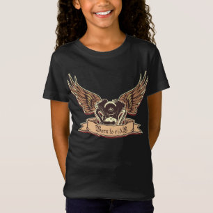 Cartoon Motorrad Motor T-Shirt