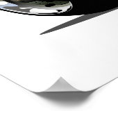 Cartoon Motorrad Poster (Ecke)