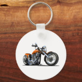Cartoon Motorrad Schlüsselanhänger (Vorderseite)