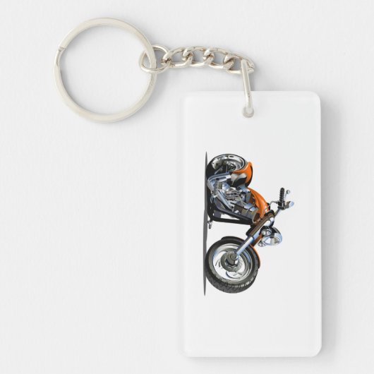 Cartoon Motorrad Schlüsselanhänger (Vorderseite)