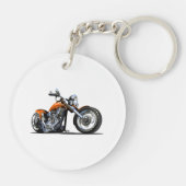 Cartoon Motorrad Schlüsselanhänger (Rückseite)