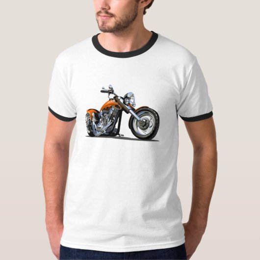 Cartoon Motorrad T-Shirt (Vorderseite)