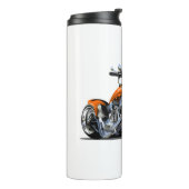 Cartoon Motorrad Thermosbecher (Nach links gedreht)