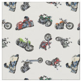 Cartoon Motorräder Set Stoff (Nahaufnahme)