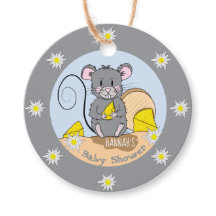 Cartoon Mouse Edelweiss Babydusche