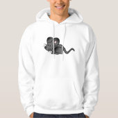 Cartoon Mouse Mens Hoodie (Vorderseite)