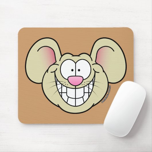 Cartoon Mouse Mousepad (Mit Mouse)