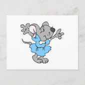 Cartoon Mouse Postkarte (Vorderseite)