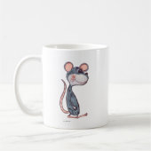 Cartoon Mouse Rodent Pal Zeichenkette Art Kaffeetasse (Links)