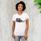 Cartoon Mouse Womens T - Shirt