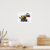 Cartoon Mulcher Poster (Küche)